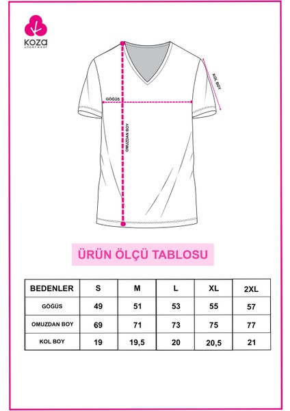 Erkek Pamuklu V Yaka Kısa Kollu Tişört indirimleri