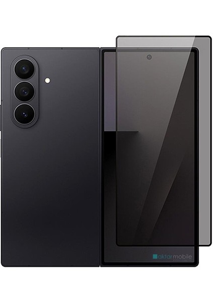 Galaxy Z Fold 7 Uyumlu Hayalet Ekran Koruyucu Privacy Temperli Cam Ekran Koruma