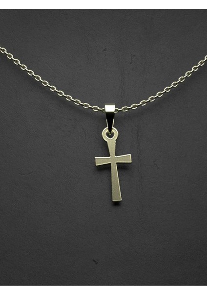 14 Ayar Altın Haç Kolye Ucu 0.5 Gr, KC10911 Kodlu