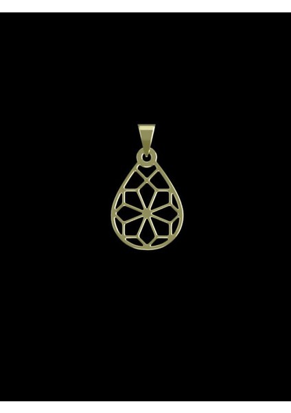 14 Ayar Altın Yıldız Kolye Ucu 0.5 Gr, KC11913 Kodlu