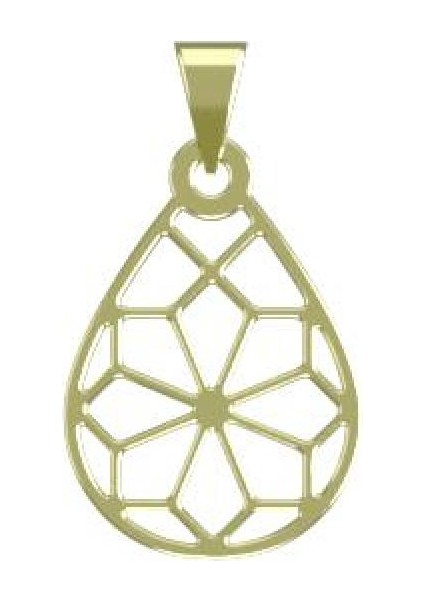 14 Ayar Altın Yıldız Kolye Ucu 0.5 Gr, KC11913 Kodlu