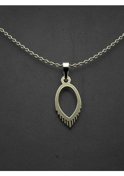 14 Ayar Altın Gözyaşı Damlası Kolye Ucu 0.5 Gr, KC12678 Kodlu