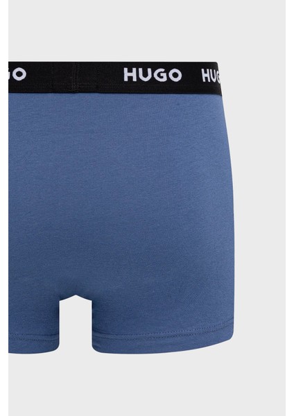 Desenli Streç Pamuklu 3 Pack Boxer Erkek Boxer 50532550 976