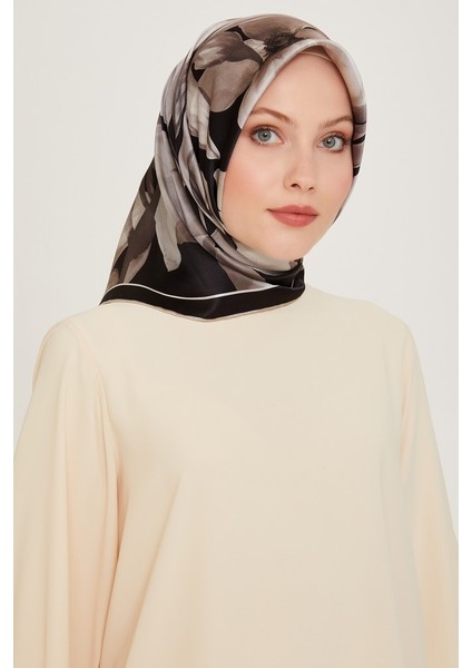 Nostalji Serisi Twill Ipek Eşarp 9205D-34