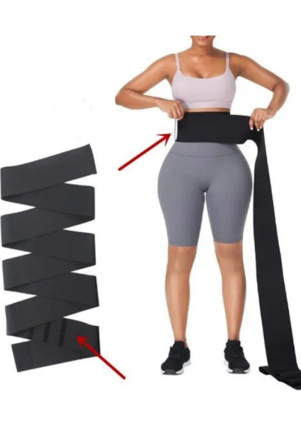 Tummy Wrap Waist Trainer Inceltici Bele Dolamalı Kum Saati Görünüm Sıkılaştırı Bel Korsesi fiyatları
