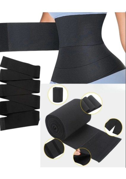 Tummy Wrap Waist Trainer Inceltici Bele Dolamalı Kum Saati Görünüm Sıkılaştırı Bel Korsesi modelleri