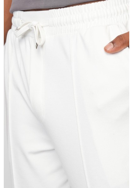 Beyaz Baggy Fit Erkek Çımalı Pantolon E1027 fiyatları