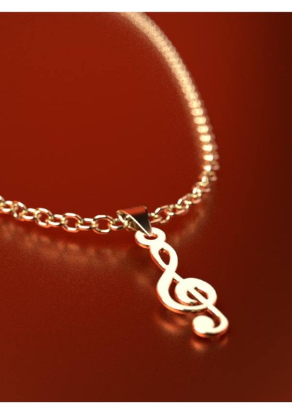 14 Ayar Altın Nota Kolye Ucu 0.5 Gr, KC12399 Kodlu fırsatları