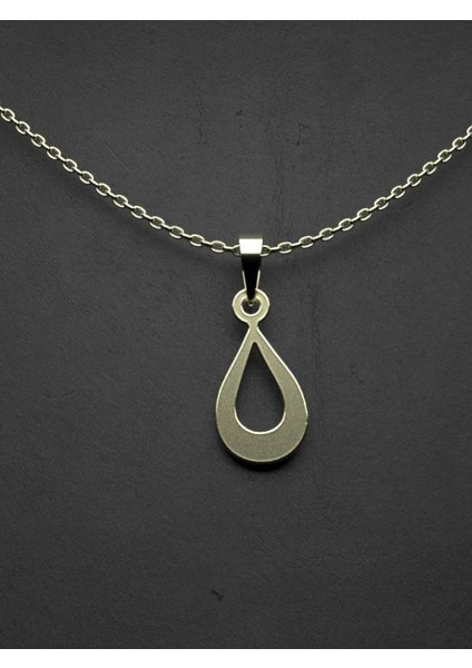 14 Ayar Altın Gözyaşı Damlası Kolye Ucu 0.5 Gr, KC13749 Kodlu