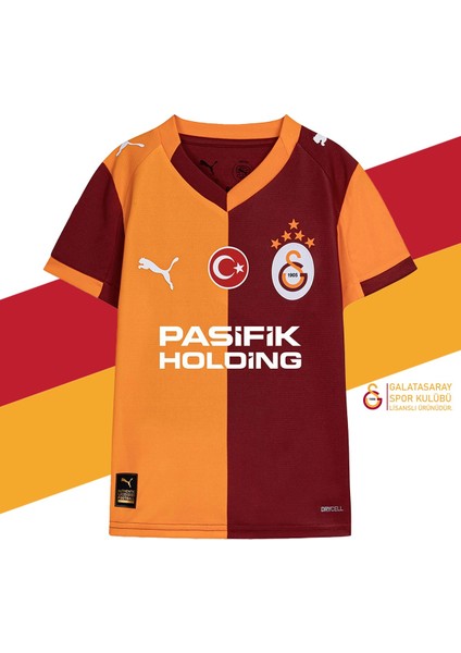 Orijinal Lisanslı 2025/26 Parçalı Sarı Kırmızı Yeni Sezon Çocuk Forma