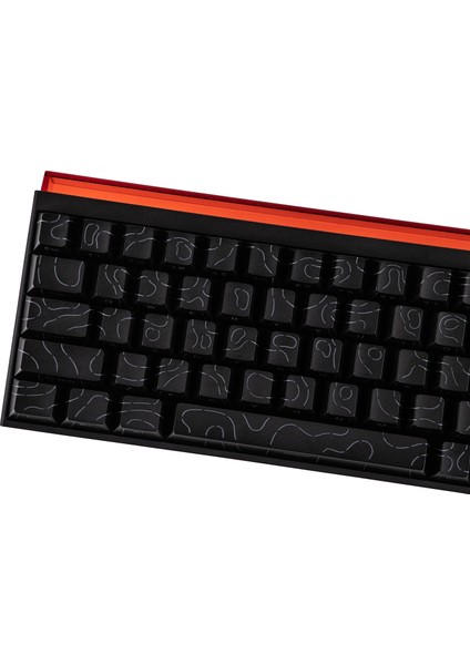 Nacodex NK68 Desenli Kablolu Ergonomik Mekanik Oyuncu Klavyesi-Ambiyans Aydınlatmalı