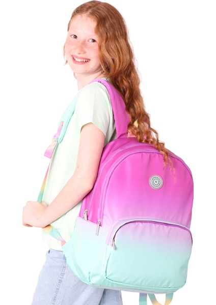 Su Geçirmez Kumaş Kız Çocuk Çok Gözlü Ortopedik Sırt Okul Çantası K1798 fiyatları