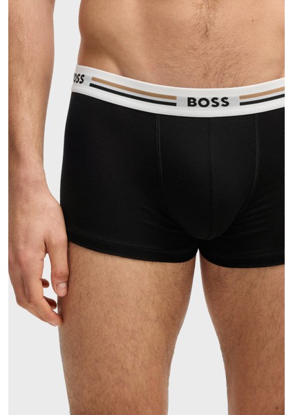Logolu Pamuklu 3 Pack Boxer Erkek Boxer 50492200 961