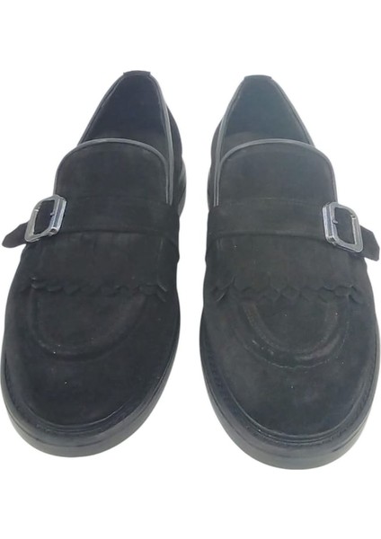 Erkek Günlük Siyah Süet Püsküllü 420525PTY9662 modelleri