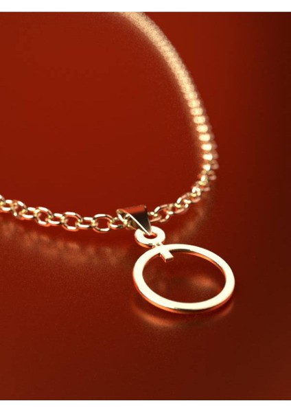 14 Ayar Altın Daire Kolye Ucu 0.5 Gr, KC14756 Kodlu fırsatları