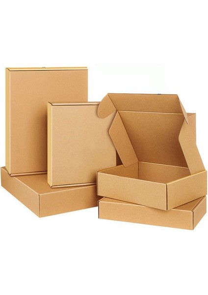 25,8X24,2X11,3 cm E-Ticaret Kargo Kutusu - Kraft Kutu-25 Adet