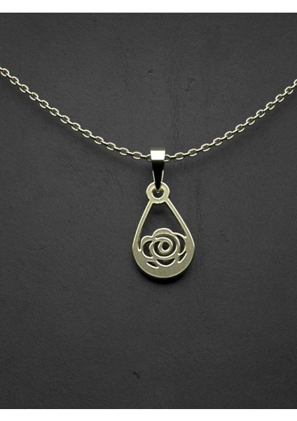 14 Ayar Altın Çiçek Kolye Ucu 0.5 Gr, KC10342 Kodlu