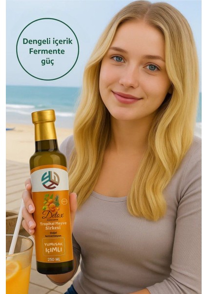 detox tropikal meyve sirkesi 250 ml +mix 250 ml fırsatları
