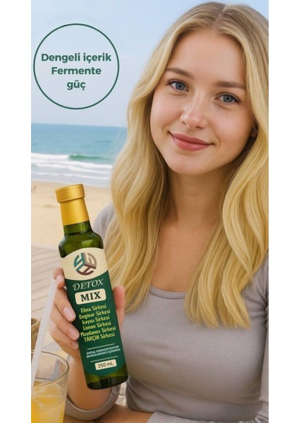 detox tropikal meyve sirkesi 250 ml +mix 250 ml indirimleri