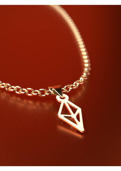 14 Ayar Altın Eşkenar Dörtgen Kolye Ucu 0.5 Gr, KC12615 Kodlu fırsatları