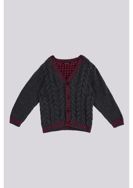 Bg Store Erkek Bebek Gri Hırka