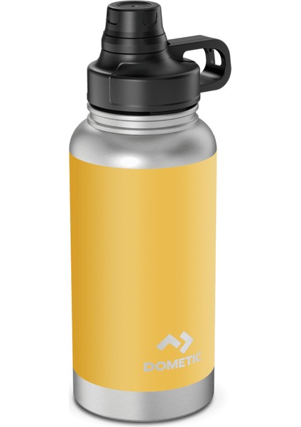 Dometic Paslanmaz Çelik Matara 900 ml – Çift Cidarlı, Spor Kapaklı, Bpa Içermez | Kamp, Outdoor ve Karavan Kullanımına Uygun (Sarı)
