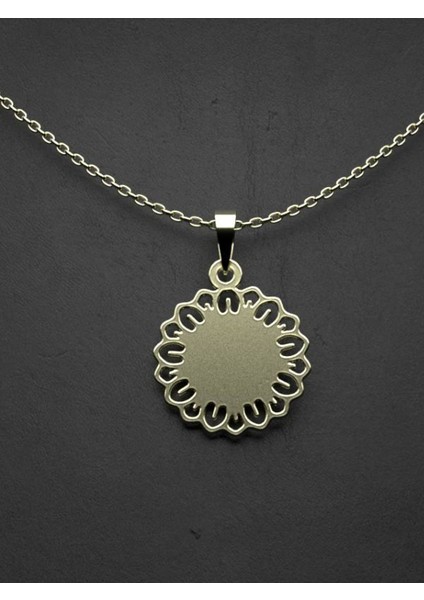 14 Ayar Altın Çiçek Kolye Ucu 0.5 Gr, KC12200 Kodlu