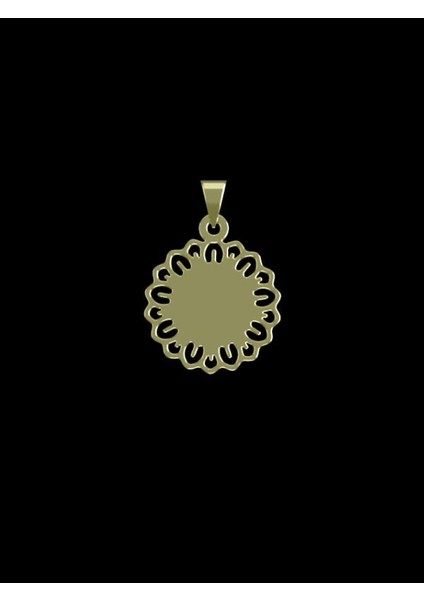 14 Ayar Altın Çiçek Kolye Ucu 0.5 Gr, KC12200 Kodlu