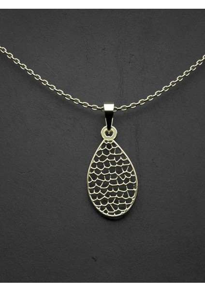 14 Ayar Altın Gözyaşı Damlası Kolye Ucu 0.5 Gr, KC10273 Kodlu