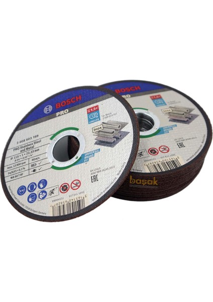 Pro 115X1 mm Paslanmaz ve Metal Kesme Taşı 25 Li Paket 2608603169 modelleri
