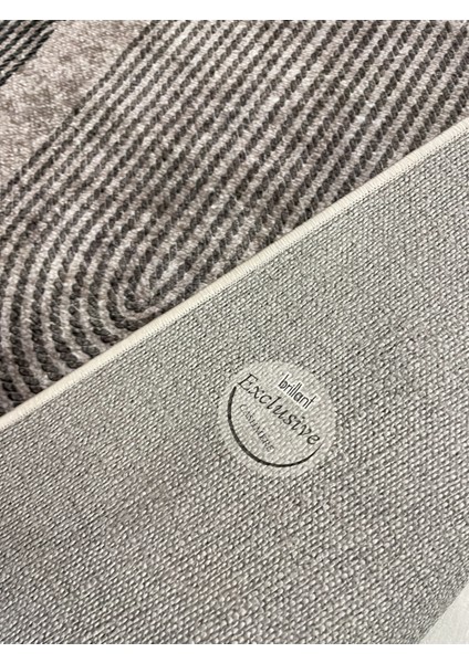 Kahverengi Jüt Görünümlü Modern Halı