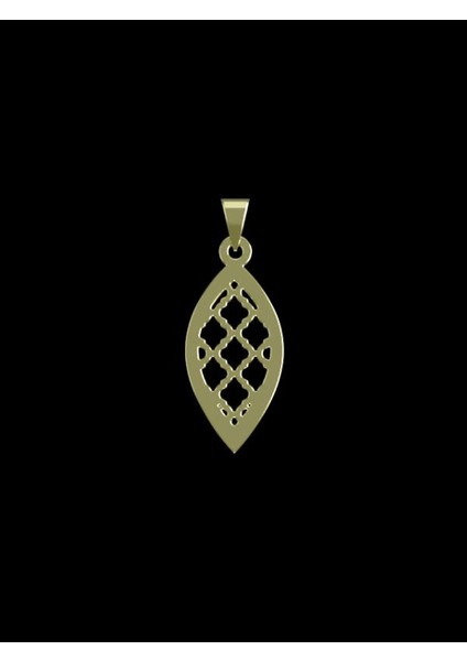 14 Ayar Altın Gözyaşı Damlası Kolye Ucu 0.5 Gr, KC11281 Kodlu