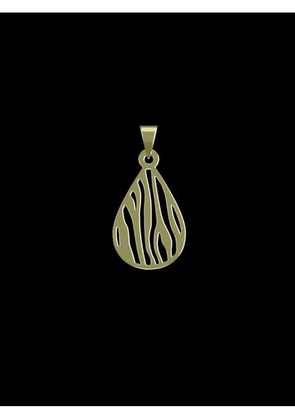 14 Ayar Altın Gözyaşı Damlası Kolye Ucu 0.5 Gr, KC11797 Kodlu