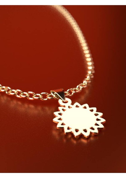 14 Ayar Altın Çiçek Kolye Ucu 0.5 Gr, KC12761 Kodlu fırsatları