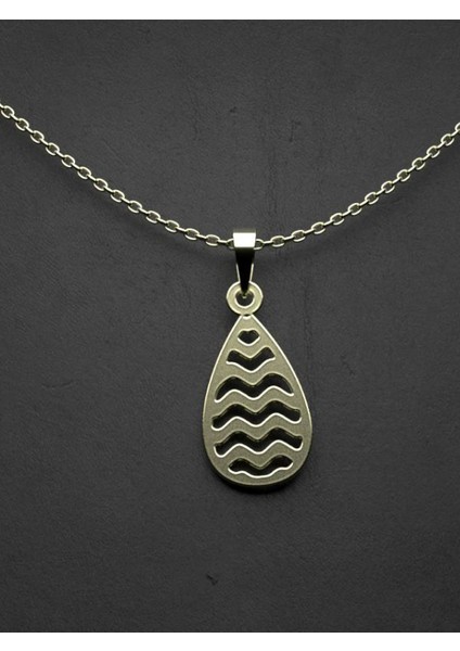 14 Ayar Altın Gözyaşı Damlası Kolye Ucu 0.5 Gr, KC10842 Kodlu