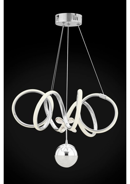 Istanbul Avize Gümüş Sea Beyaz Power Ledli Modern LED Avize fiyatları