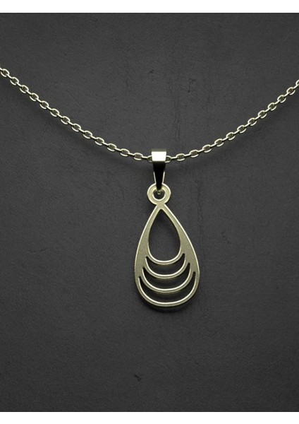 14 Ayar Altın Gözyaşı Damlası Kolye Ucu 0.5 Gr, KC11538 Kodlu