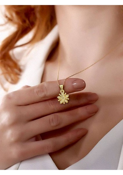 14 Ayar Altın Çiçek Kolye Ucu 0.5 Gr, KC10125 Kodlu modelleri