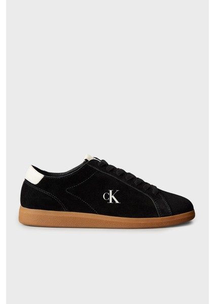 Süet Logolu Sneaker Ayakkabı YM0YM0132101J Erkek Ayakkabı YM0YM01321 01J