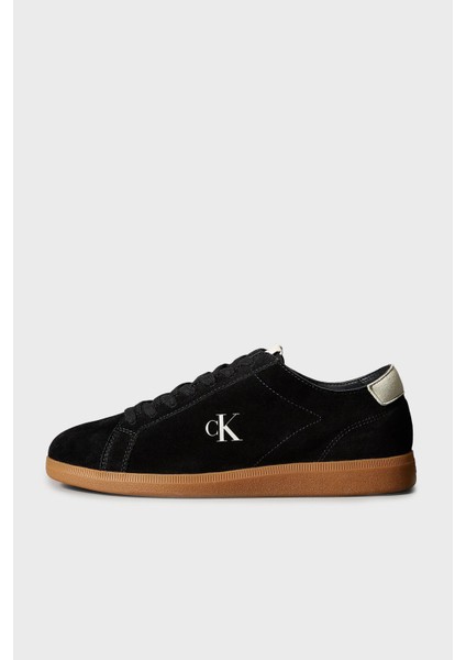 Süet Logolu Sneaker Ayakkabı YM0YM0132101J Erkek Ayakkabı YM0YM01321 01J fiyatları