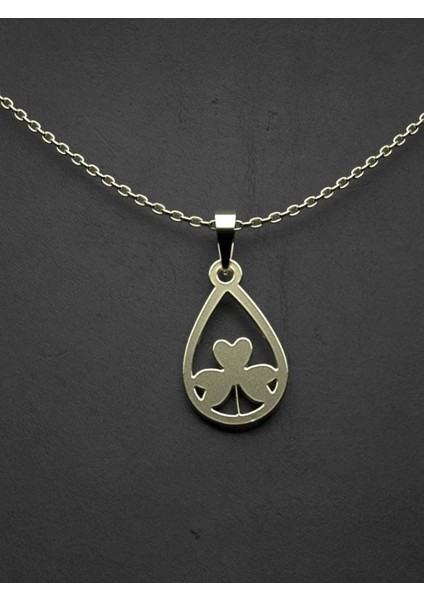 14 Ayar Altın Çiçek Kolye Ucu 0.5 Gr, KC10600 Kodlu