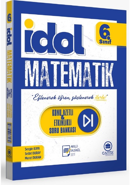 Çanta 2026 6. Sınıf Idol Matematik Konu Özetli Etkinlikli Soru Bankası 4 Fasikül