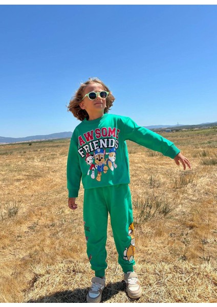 Baskılı Uzun Kollu Erkek Çocuk Alt Üst Takım fiyatları