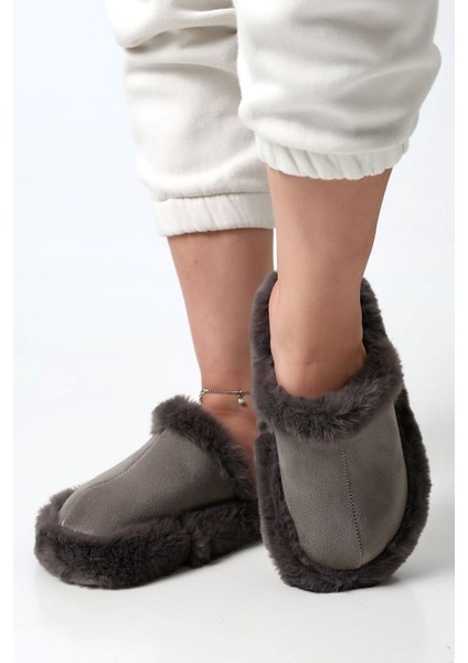 Kadın Sessiz Yumuşak Eva Taban Peluş Yünlü Pofuduk Ev Terlik Kışlık Terlik Peluş Terlik fiyatları