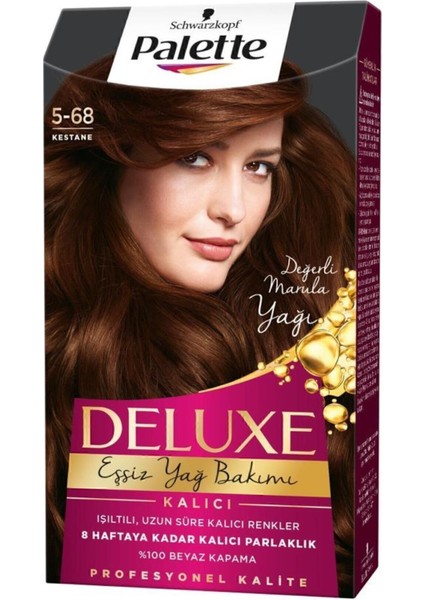 Deluxe Yoğun Renkler 5-68 Kestane x 2 Adet Saç Boyası fiyatları