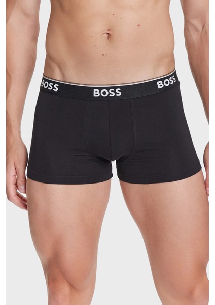 Logo Baskılı Streç Pamuklu 3 Pack Boxer Erkek Boxer 50531684 985 modelleri