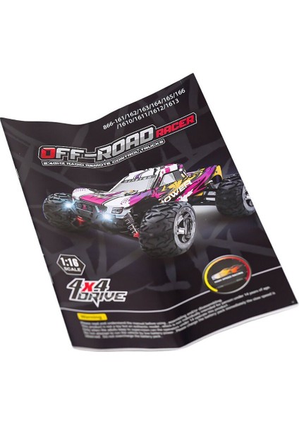 866-1612 1:16 Kumandalı 70 Km/h Monster Truck 4x4