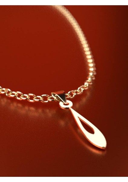 14 Ayar Altın Gözyaşı Damlası Kolye Ucu 0.5 Gr, KC12559 Kodlu fırsatları