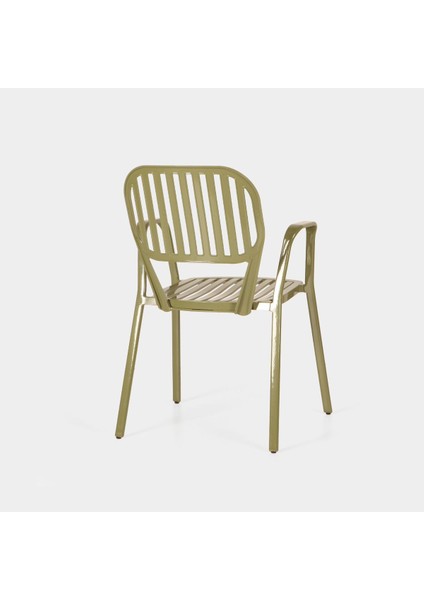 Alüminyum Dış Mekan Sandalye SA260 Ral 6003 Bahçe Yeşili fiyatları