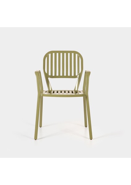 Alüminyum Dış Mekan Sandalye SA260 Ral 6003 Bahçe Yeşili fırsatları